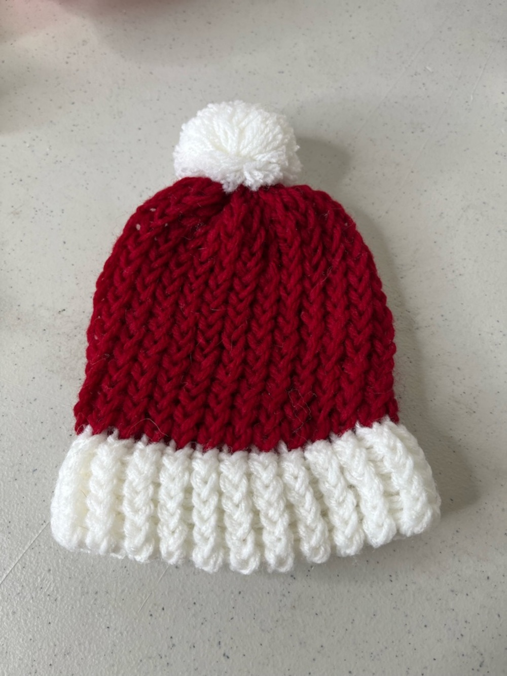Red Santa beanie Newborn